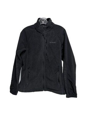 Columbia 210 XL6963 Fleece Full Zip Women's Fleece Jacket Size Large Black